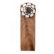 2 Pieces Ceramic Floral Golden Wooden Door Stopper